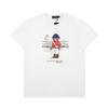 T-shirt Ralph Lauren Estiva da Uomo e Donna 100% Cotone con Orso Polo e Stampa Orso Jockey & Firma