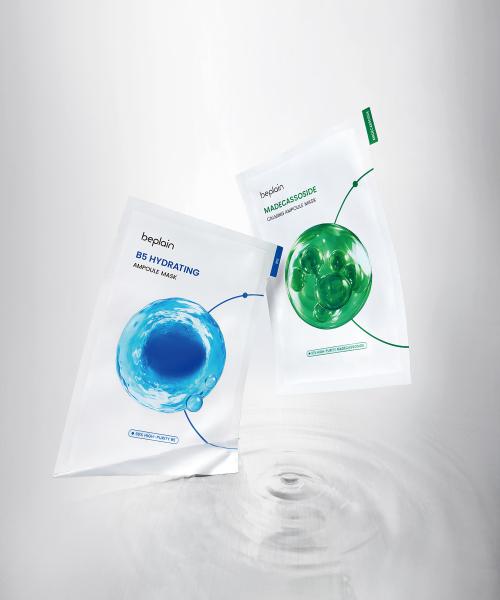 beplain Madecassoside Soothing & B5 Hydrating Ampoule Mask Set (10 Sheets)