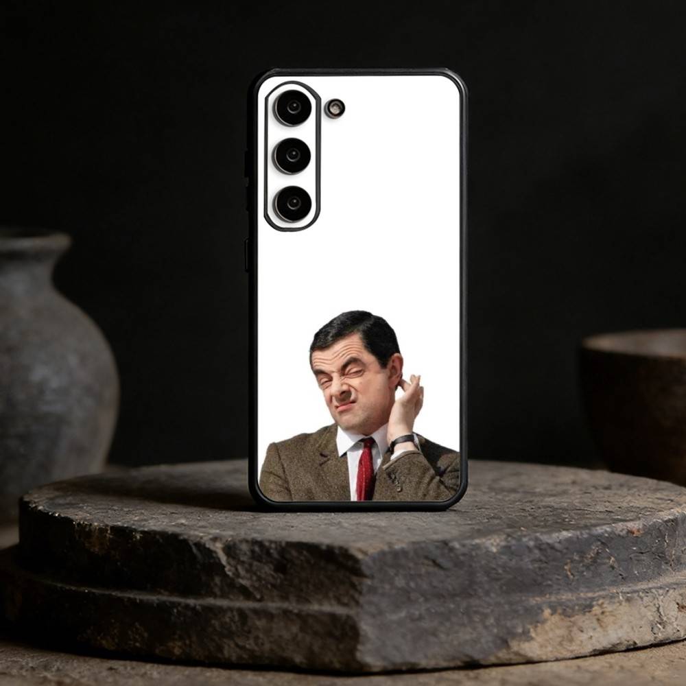 Funny Mr B- BeanS Phone Case For Samsung Galaxy A91,80,73,72 ,71,53,52,32 ,31,22,21s,20,Soft Black Case