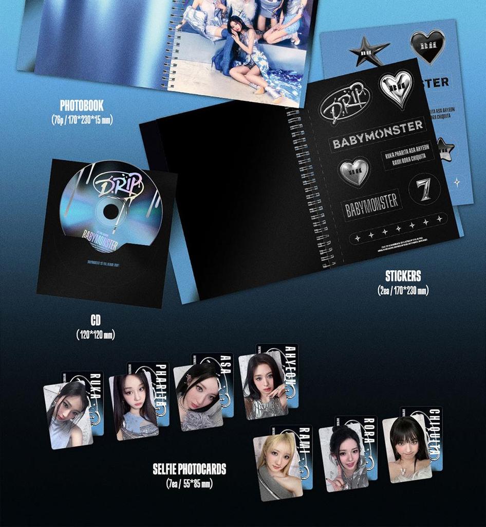 (ORDNER / ZIP-LOCK-VERSION) BABYMONSTER [DRIP] 1. Vollalbum