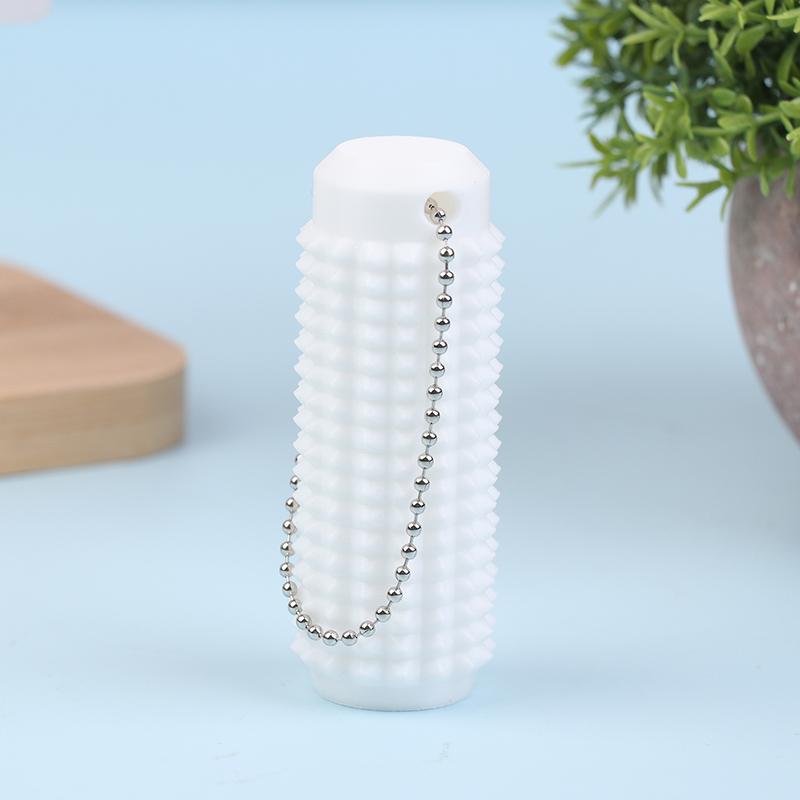 1 kus 7/9 cm pichlavá Grippie stimulační hračka s přívěskem na řetízku pro úlevu od úzkosti, pozitivní novinka, malá kapesní mini fidget hračka