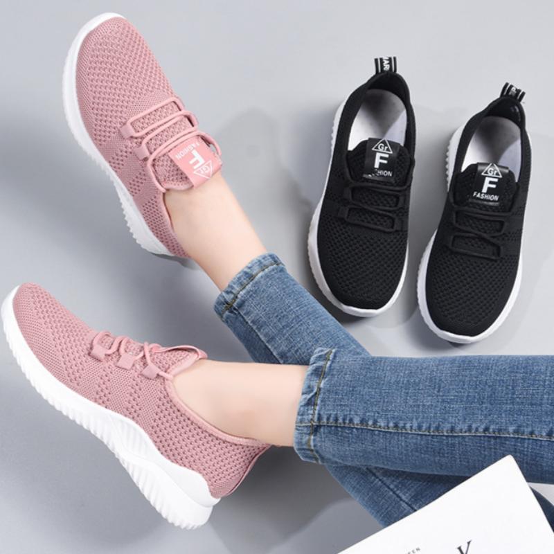 Women's Summer Sports Shoes, Lightweight Casual Shoes, Running Shoes, Breathable and Non-tiring Women's Shoes, Soft-soled Sports Shoes