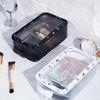A pvc transparent makeup bag Waterproof zipper bag New cosmetics storage bag Travel large capacity toiletry bag