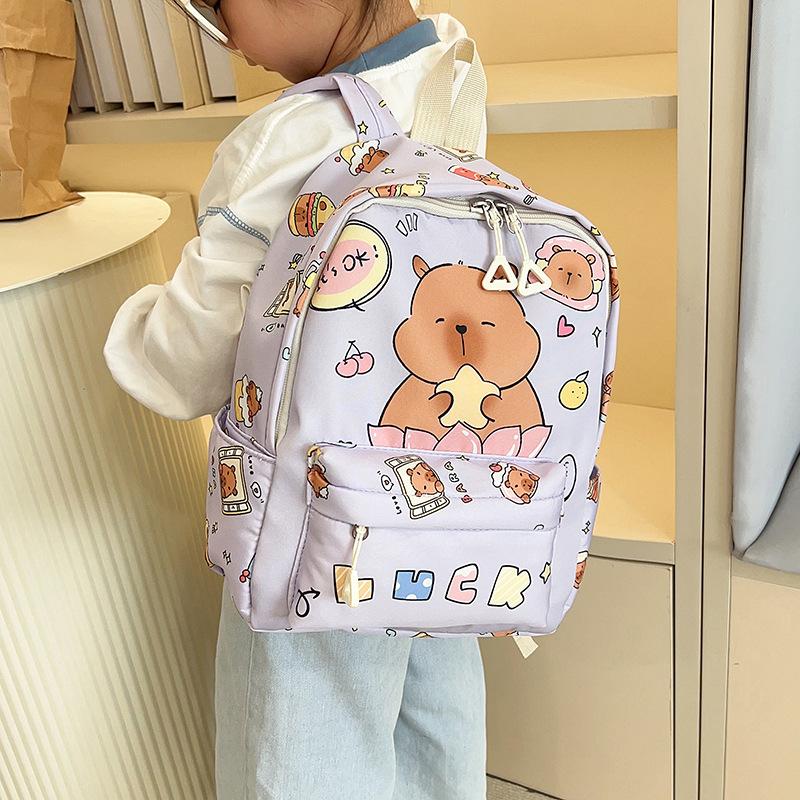 Little Girl Cute Backpack, New Boy and Girl Cartoon School Bag, Light and Small Children's Back