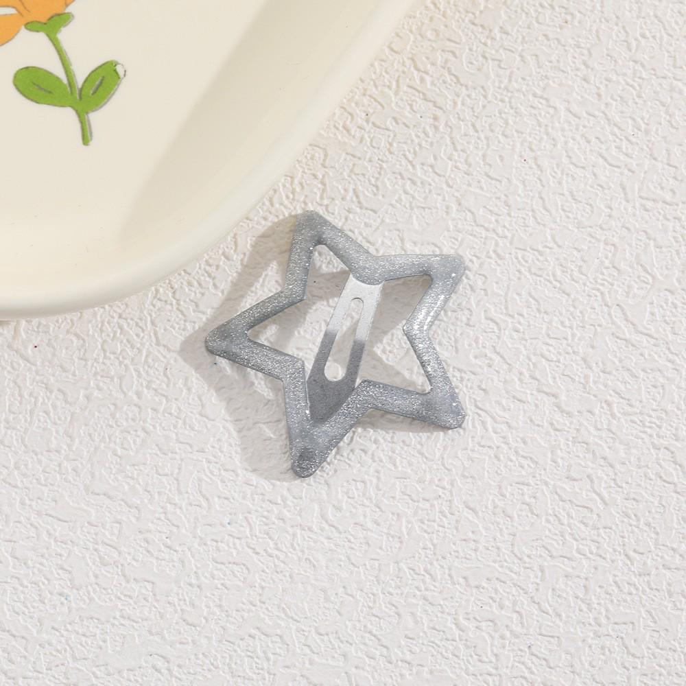 Children's Candy Color Star Hair Clips - Small Size BB Bangs Accessories