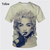Women's Neutral Round Neck Sexy Girl Top T-shirt Streetwear Short Sleeve Tees