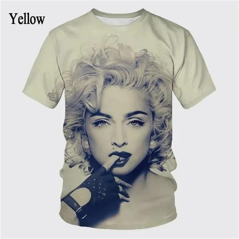 Women's Neutral Round Neck Sexy Girl Top T-shirt Streetwear Short Sleeve Tees