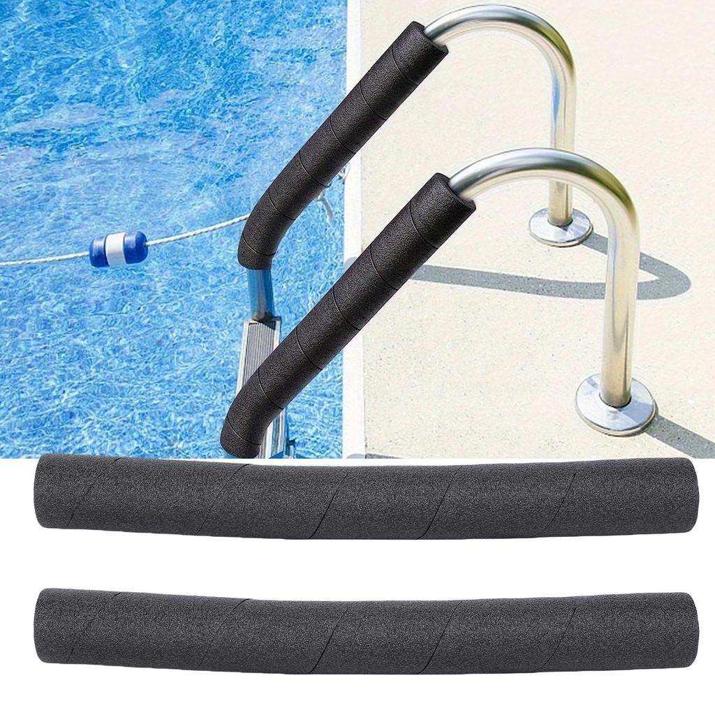 6pcs Foam Pipe Covers Black   Spiral Cuttable Multi Purpose Pipe Insulation Foam Tube for Swimming Pool Handle Water Pipe Exercise Machine Handle