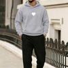 Men's Hawaiian Print Hooded Sweatshirt Casual Pullover