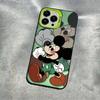 Trendy Mischievous Mickey Silver Electroplated Hard Shell Phone Case for iPhone 15 Pro Max & 14