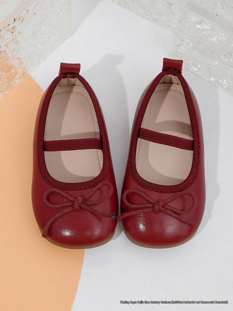 2025 Girls' Silver Leather Princess Shoes: Soft Sole, Spring/Autumn Style for Little Girls