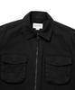 THISISNEVERTHAT Washed Zip Shirt Black