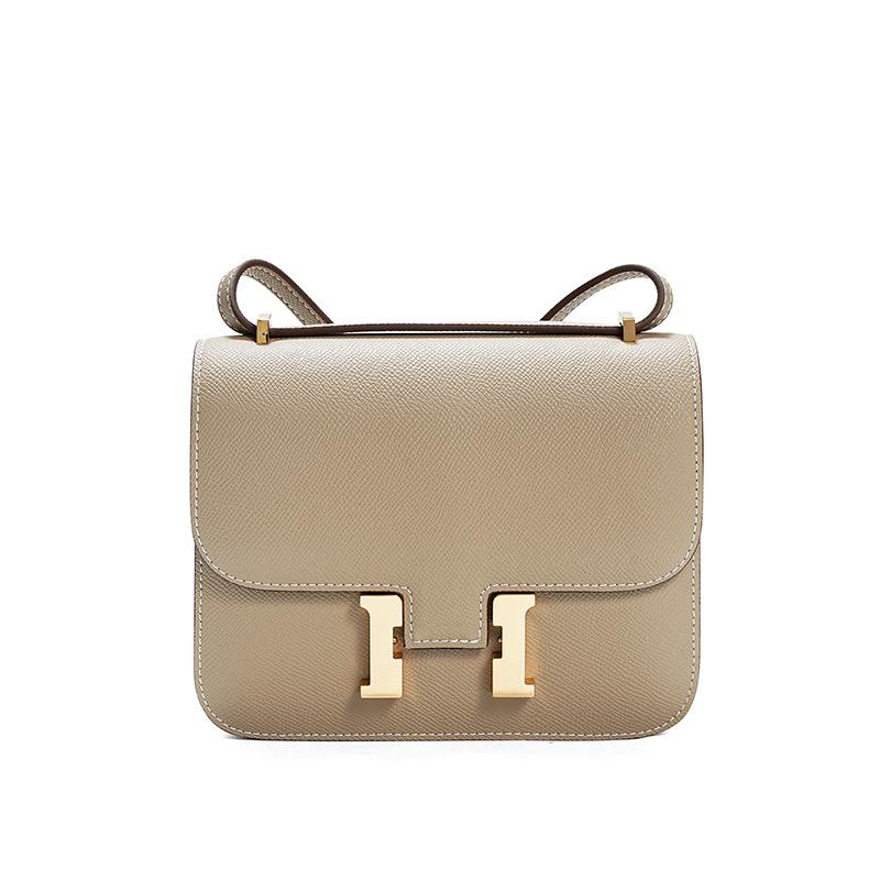 Cowhide bag versatile messenger bag, underarm leather simple girls high-end summer shoulder bag