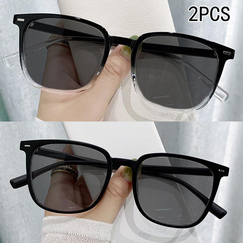 

2 ШТ. Солнцезащитные очки для близорукости с градуировкой, Солнцезащитные очки Летние с УФ-защитой, Очки для близорукости 9181 -4