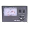 SW111 VSWR and Power Meter 100W for CB Radio Antennas Analog Meter with 10W and 100W Power Switches and Rear Mounted Connectors