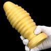 Gold Silikon Weiche Super Große Dicke Saugnapf Anal Expander Anal Plug Fisting Masturbator Großen Dildo Sex Spielzeug