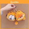 The Garfield Show Plush Coin Purse With Keychain For Couples And Bookbags