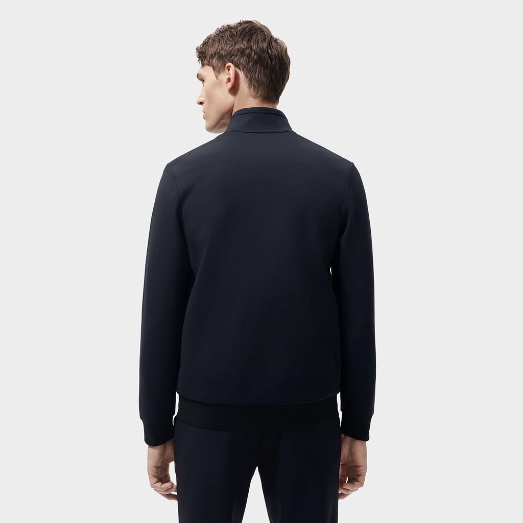 FILA Solid Color Stand Collar Zip Jacket Men jackets Black F11M312501F-BK