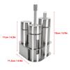 Stainless Steel Spice Shaker with Viewing Window Pepper Salt Shaker Container for Home Restaurant BBQ Seasoning Storage Use
