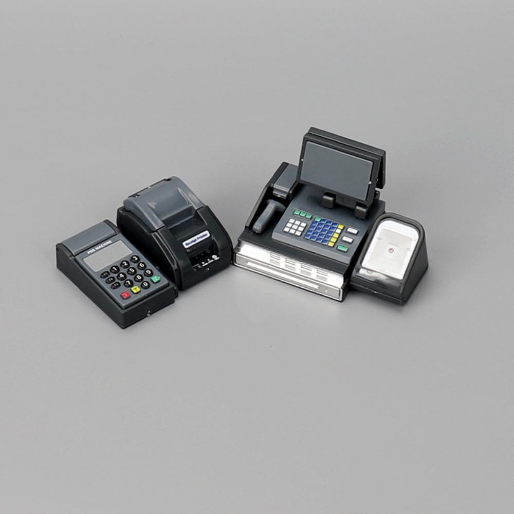 DIY Miniature Cash Register Mini Mini Supermarket Store Card Machine Doll House Scene Props