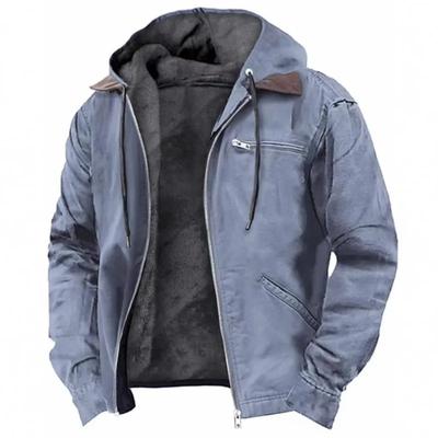 Jarní Podzimní Pánská Bunda Módní Ležérní S Kapucí Na Zip Kabát Retro Streetwear Lehký Všestranný Svršek