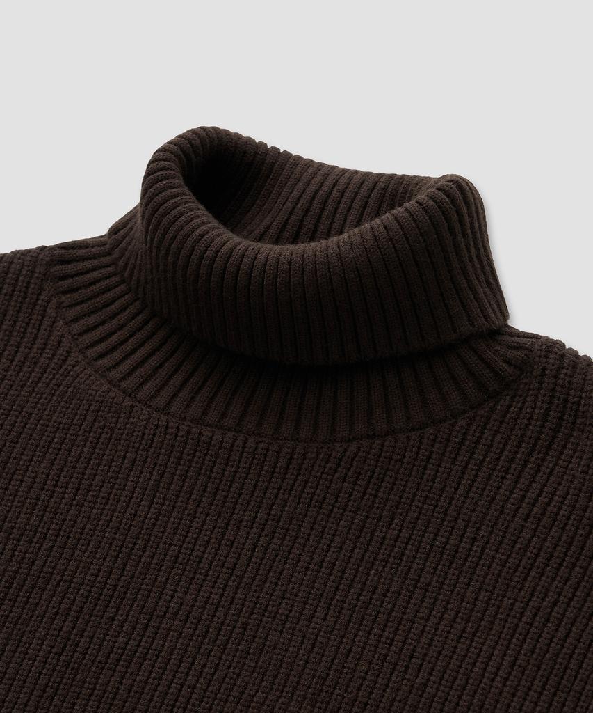 Pilpeu Classic Roll-Neck Knit 31(Brown)
