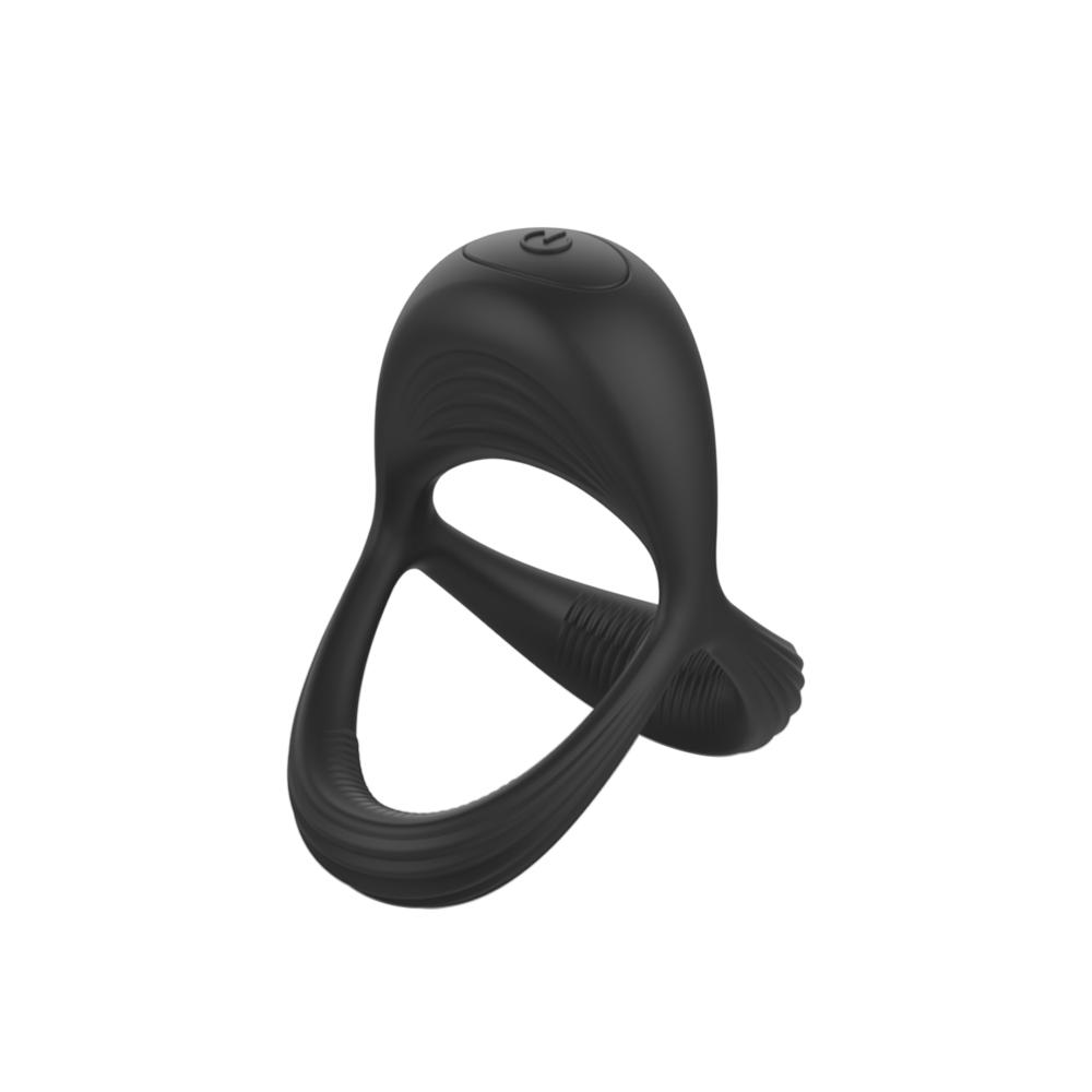 Vibrating Cock Ring Male Vibrator Penis Ring Delay Ejaculation Cockring Perineum Stimulator Sex Toys for Men Adult Goods 18+