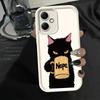 Phone Case for Xiaomi Redmi Note 15 14 13 Pro Plus Black Cat Cartoon Cute Shell 12S 11 11S 11T 5G 14S Soft Silicone Funda
