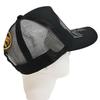 Vanson NVCP-2509 Twill Mesh Cap, Bone, Men's Biker/Motorcycle Hat (JP, Alphabet, Free Size, Black)