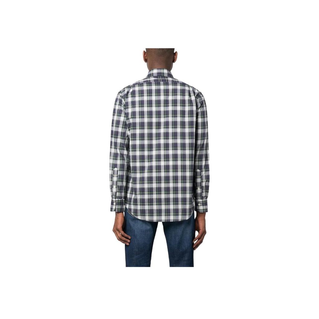 Polo Ralph Lauren SS23 Karomuster Einreihiges Langarmhemd Herren Hemden Mehrfarbig 710903861-001