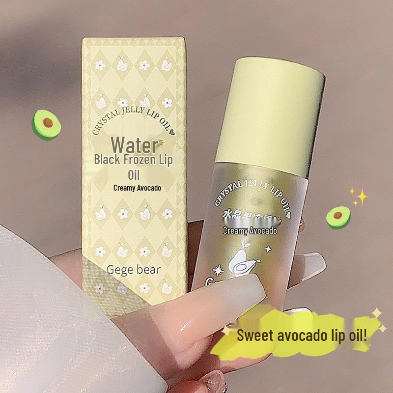 

Gege Bear Crystal Jelly Lip Oil - Moisturizing Lip Balm & Base Lipstick for Women with Glossy, Colorful Finish.