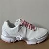 Womens Lightweight Comfortable Walking Sneakers With Cushioned Sole Breathable Leather Upper Flat Heel Daily Wear Light