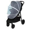 Ventilate Stroller Mosquito Net Mesh Zipper Pushchair Mosquito Net Cartoon Embroidery Folding Baby Mosquito Cover Summer