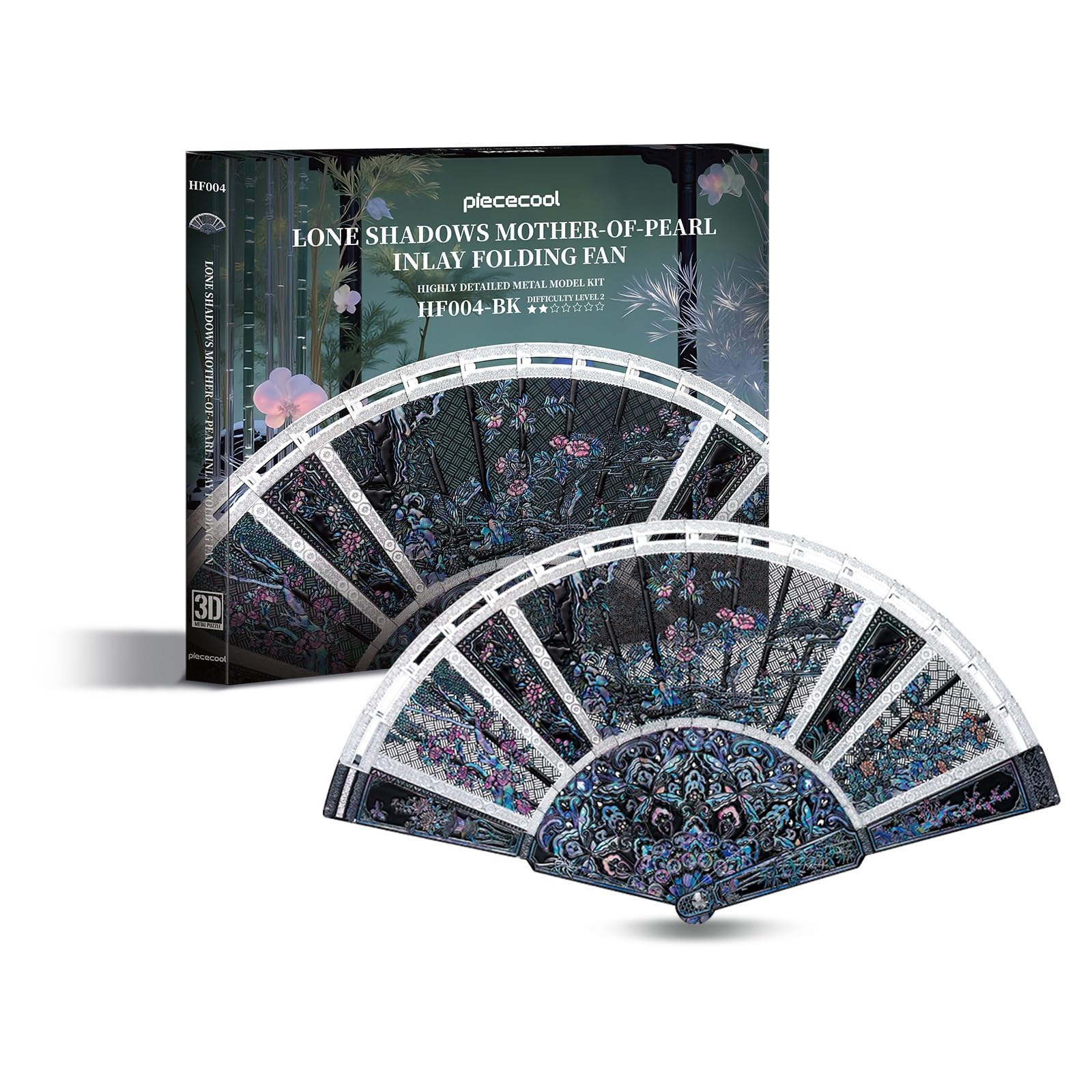 

Piececool 3D Пазл, Металл, Серия Антикварный Веер, Веер Соэй Радэн, 3D Пазл, Требуется Сборка, Клей Не Требуется, Сложность 2 звезды, Средний/Взрослый