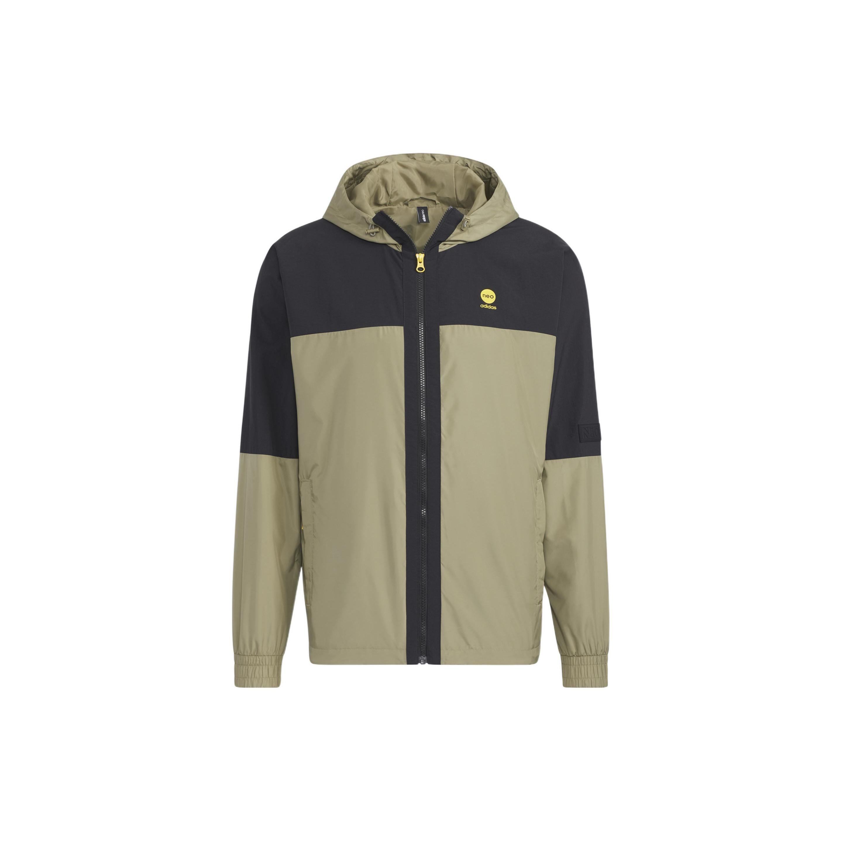 adidas neo M Gsg Cb Wb Casual Sports Hooded Jacket Green Men s HM7425 L