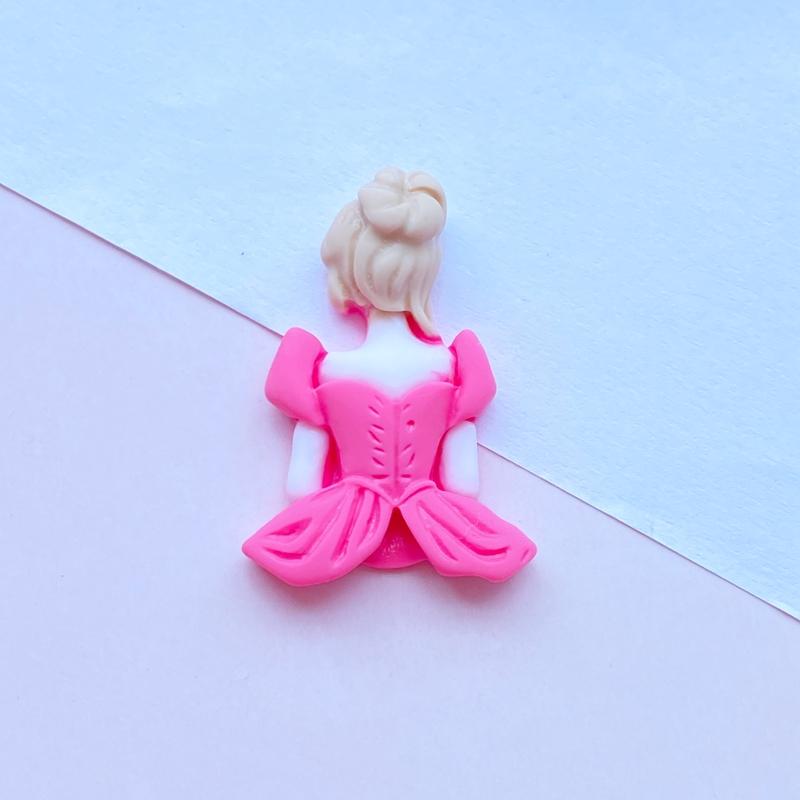 10Pcs New Resin Mini Lovely Princess Back Flat Back Cabochon Scrapbook Kawaii DIY Embellishments Accessories