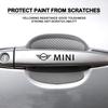 Car Door Sticker Carbon Fiber Scratches Auto Handle Protection Film For Mini Cooper One S Clubman R50 R53 R56 R60 F55 F56 R57 R58 R59