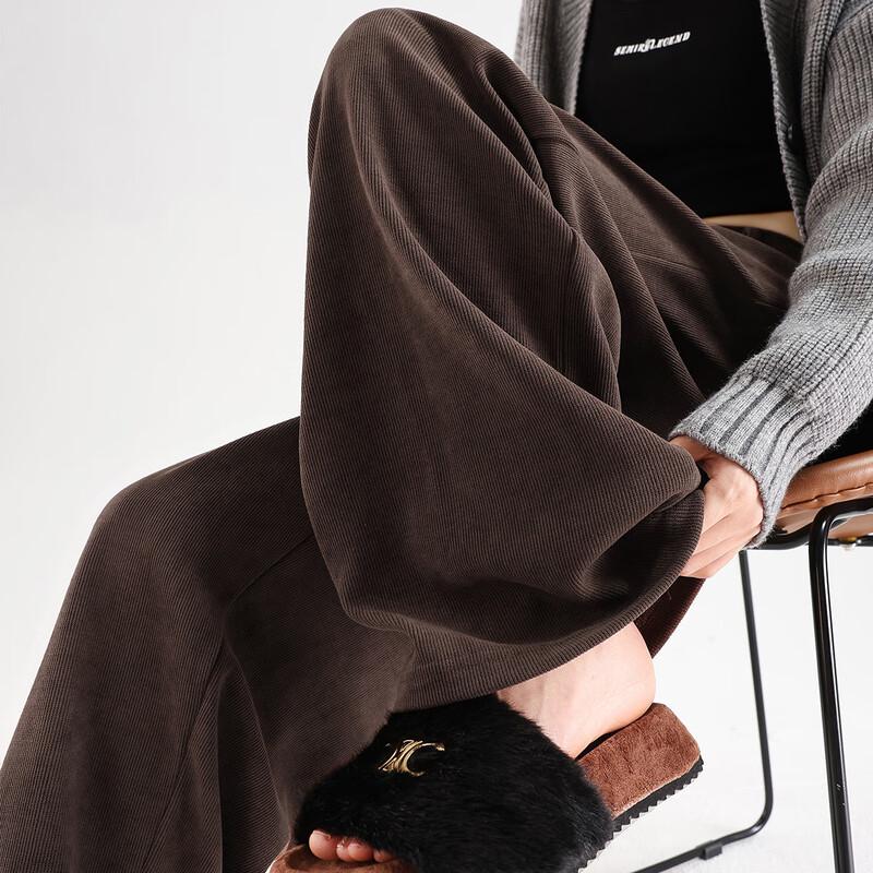 TonLion 2024 Women's Casual Loose Pleated Straight-Leg Pants