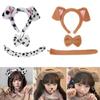 AnimeExpo Dog Role Play Costume Plush Ear Headband/Tail Themed Party Dress Up
