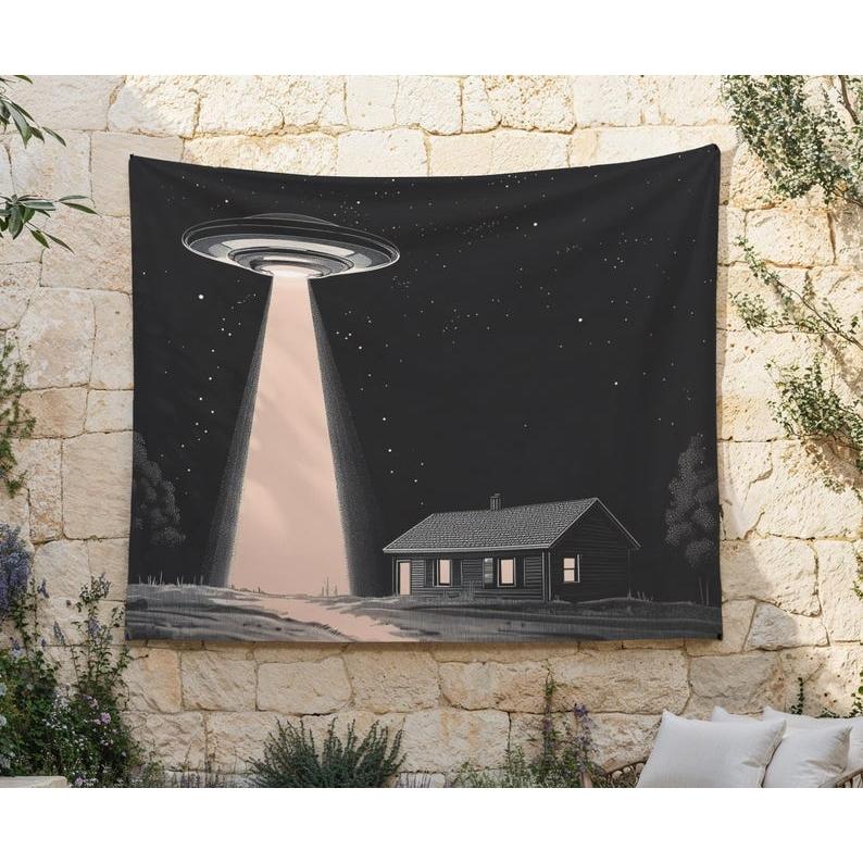 UFO tapestry 75x100 чёрный