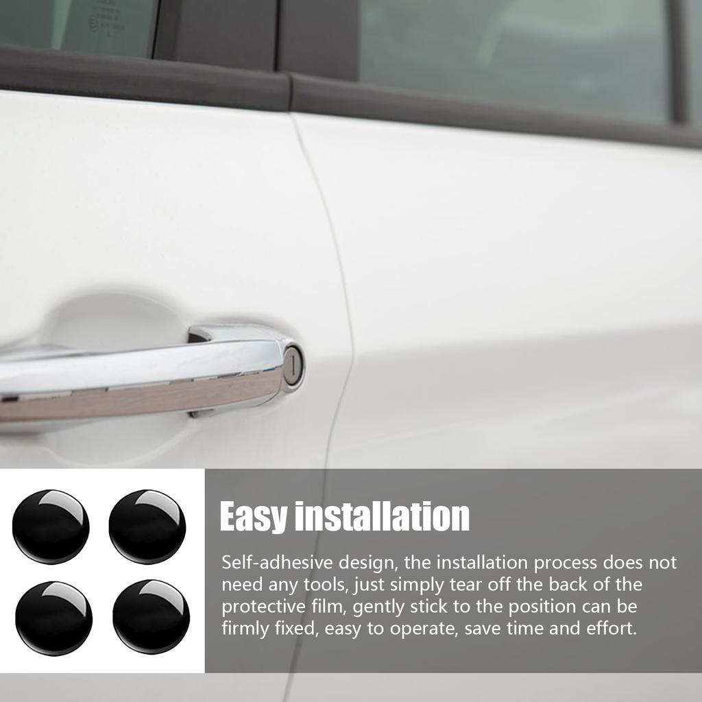 Exterior Door Key Cover, Door Lock Cover, Anti-Blocking Car Keyhole Protector Decoration, 4 Pcs,