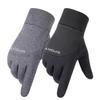 Men's Winter Warm Fleece-Lined Gloves for Cycling, Women's Windproof, Waterproof, Anti-Slip, Touch Screen, Electric Driving, Cold Protection