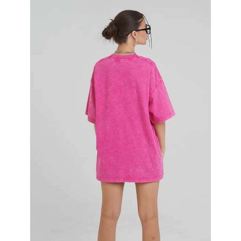 Fashion Wind Washed Old Loose Fashion Cotton T-shirt Fashionable Loose Cotton T-shirt