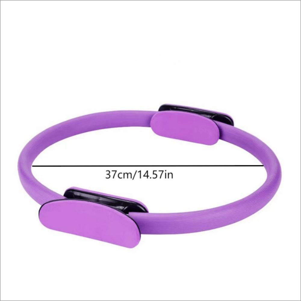 1pc Pilates Yoga Resistance Ring , Home Fitness Workout Accessory For Full Body Toning And Muscle Strengthening.