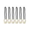 6PCS Universal Backpack Zipper Lanyard Multi-Purpose Anti Loss Luminous Purse Handbag Zipper Pulls Cord Replacement for Outdoor Sports Accessories