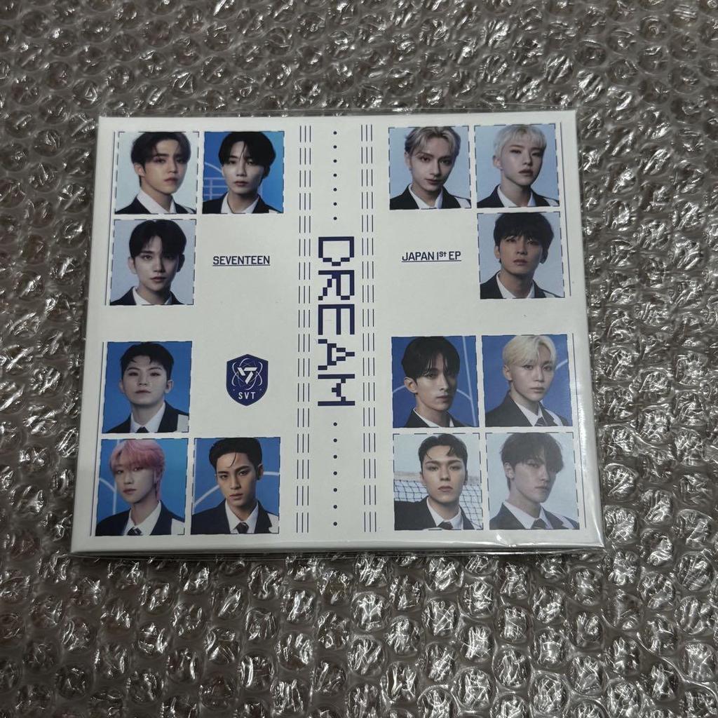[USED] SEVENTEEN DREAM 5-CD set (no trading cards included)