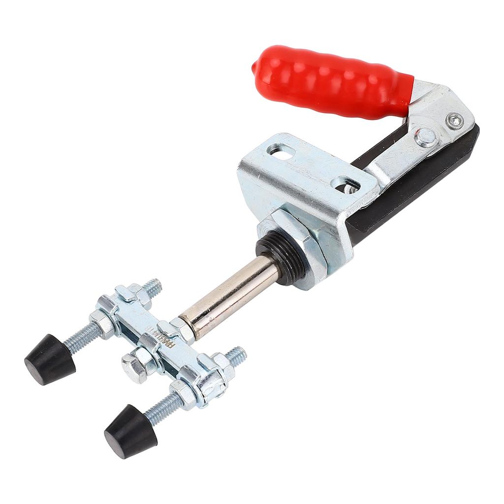 Clește basculant cu cap dublu, cursă 32 mm, capacitate de reținere 250 kg, acționat lateral, eliberare rapidă, tragere-împingere