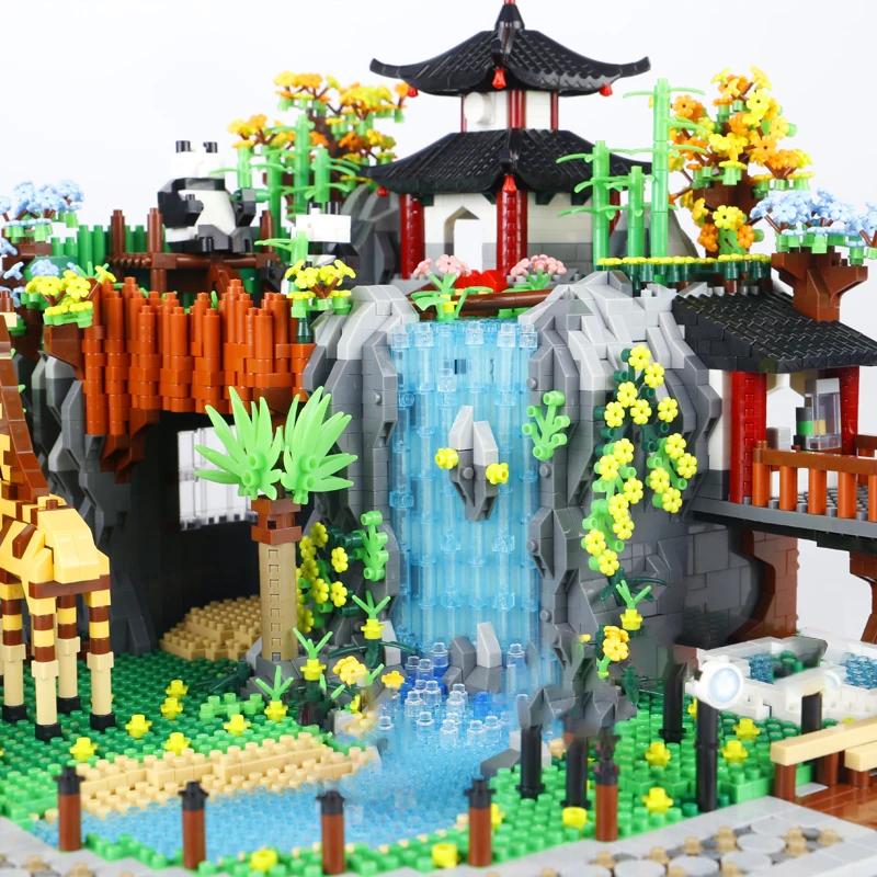 Нетоксичний 4800 шт. Будівельні блоки Зоопарк Мікро Будівельні Цеглинки Блоки Алмазний Пластиковий Модель Прикраса для Дому Архітектура Подарунки на День Народження Діти