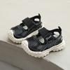 Kids Summer Closed Toe Sport Sandals Breathable Mesh Non Slip Soft Sole Beach Casual Shoes For Boys And Girls