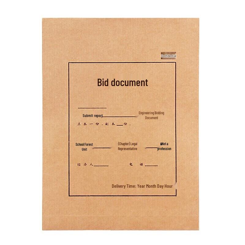 Homeglen A4 Kraft Paper Document Bags